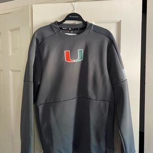 Univ of Miami crewneck sweatshirt